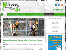 Tablet Screenshot of frogsmidtown.com